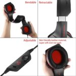 Auricular Headset Gamer Microfono Para Pc Ps4 Xbox Adaptador - Image 3