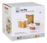 Contenedor Frasco Hermetico Acrilico 4 Piezas Diseño Calidad - Image 3