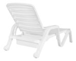 Garden Life Toronto Set Reposeras De Plástico Para Piscina Exterior 2 Unidades Color Blanco - Image 5