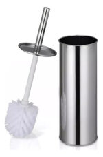 Cepillo Para Inodoro De Acero Inoxidable Con Cepillo Intercambiable
