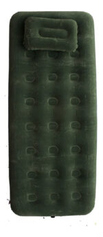 Colchon Inflable Simple Plaza Camping Resistente + Parche  Verde - Image 2