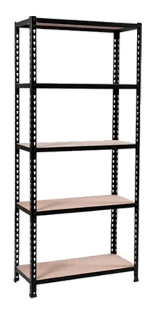 D_NQ_NP_910283-MLA103328824994_012026-F.jpg Estanteria Metal 4 Estantes Aglomerado Calidad Premium Ramos Color Negro - Image 1