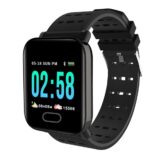 Reloj Smartwatch Deportivo Sensor Cardio Resistente Al Agua Negro Negro Negro - Image 2