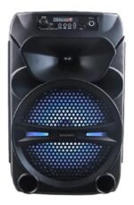 Parlante Portatil Bluetooth Bateria Led + Microfono Ultimo Modelo Negro - Image 3