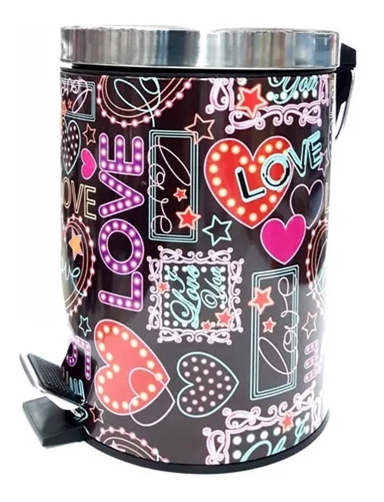 D_NQ_NP_911887-MLA51147194615_082022-F.jpg Cesto De Residuos Tacho De Basura 5 Litros Diseño Pedal Ultimo Modelo - Image 1