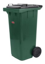 Contenedor De Residuos C/ruedas 120lts + Tacho Basura Verde - Image 2