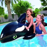 Inflable Ballena Orca Gigante Bestway Playa Pileta 41009 Color Negro Con Blanco Negro/blanco - Image 3