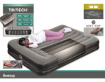 Combo 4 Piezas Colchon Inflable Doble + Inflador + Almohadas - Image 6