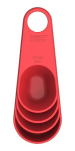 Set X4 Tazas Medidoras Joseph Duo Cocina Calidad Premium Color Rojo - Image 2