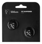Antivibrador Roger Federer Dampener 2 Pack Negro Wilson Negro