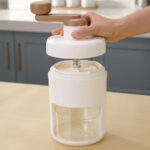 Trituradora Granizadora De Hielo Manual Pica Hielo Premium Blanco - Image 5