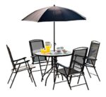 Juego Set De Exterior Terraza Hawai 6 Piezas Premium Ramos Negro - Image 6