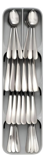 Organizador De Cubiertos Para Cajón Joseph Joseph Duo Gris