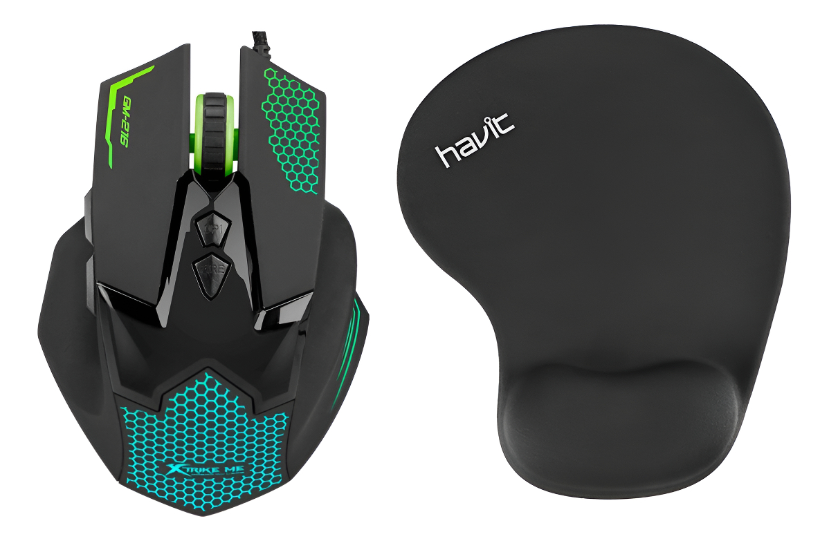 D_NQ_NP_917791-MLA90754606177_082025-F.jpg Mouse Gamer Rgb 7 Botones Usb + Mouse Pad Con Apoya Muñeca Negro - Image 1