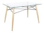 Juego De Comedor Irlanda Mesa Diseño Moderno + 4 Sillas Blanco Liso - Image 3