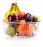 Ensaladera Frutera De Vidrio 24x10 Cm Cristalino Premium - Image 2