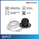 Camara Minidomo Hikvision Ip 2mpx 1080p Lente 2.8mm Ip67 Color Blanco - Image 4