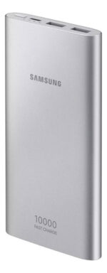Cargador Portatil Power Bank Samsung 10000mah Bateria Rapido Plata