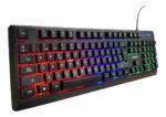 Teclado Gamer Pc Retroiluminado Usb Luces Led Noga Nkb-5020 Color Del Teclado Negro Español