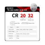 Pila Sony Cr2032b1a Botón - 1 Unidad - Image 2