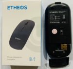 Mouse Inalambrico Recargable 1600 Dpi Bateria De Litio Lelab Negro - Image 6