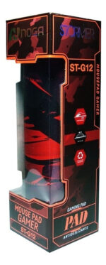 Mouse Pad Gamer Noga Stormer St-g12 De Goma 28cm X 75cm X 3mm Rojo/negro - Image 5