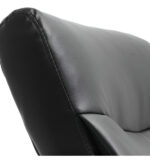 Silla Oficina Asenti Presidencial Giratoria Negra Ergonómica Con Apoyabrazos Negro - Image 3