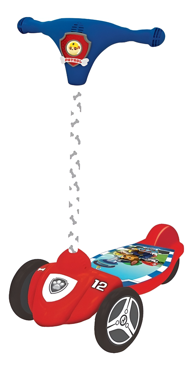 D_NQ_NP_932553-MLA95666496245_102025-F.jpg Monopatin Scooter Paw Patrol Nickelodeon Con Sonido Musica Rojo - Image 1