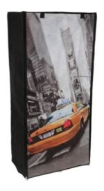 Guardarropa Organizador Tela 4 Estantes Unico Modelo Resistente Negro - Image 7