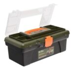 Caja De Herramientas Plastica Bandeja Divisiones Ramos Mejia Verde Oscuro - Image 3