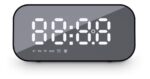Radio Reloj Parlante Portatil Fm Bluetooth Led Micro Sd Aux - Image 2
