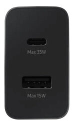 Cargador Samsung 35w Pd Power Adapter Duo Usb-c, Usb-a Color Negro - Image 2