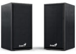 Parlante Stereo Genius Usb Ideal Escritorio Pc Notebook Color Negro