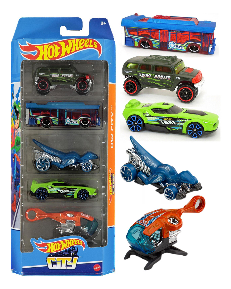 D_NQ_NP_936945-MLA77996421486_082024-F.jpg Autos De Juguetes Coleccionables Hot Wheels Diseño Calidad City Multicolor - Image 1