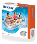 Colchoneta Inflable Doble Cama Posa Vaso Bestway + Parches - Image 6