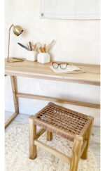 Set X2 Bancos Pequeños Hilo Kraft Chico Madera Premium - Image 4