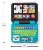 Laptop Computadora Infantil Bebes Fisher Price Sonidos Luces Celeste - Image 4
