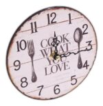 Reloj Con Campanilla Fc1465 Madera Redondeado 5.5cm