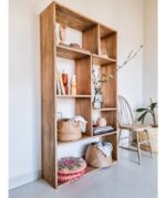 Biblioteca Con Estantes Madera De Pino Seleccionada Premium - Image 2