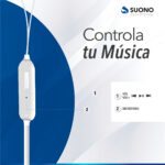 Auricular Negro Con Cable In-ear Suono Deportivo - Image 5