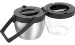 Termo Thermos 2 En 1 Liquidos Comida 7 Hs Acero Inoxidable Negro - Image 4