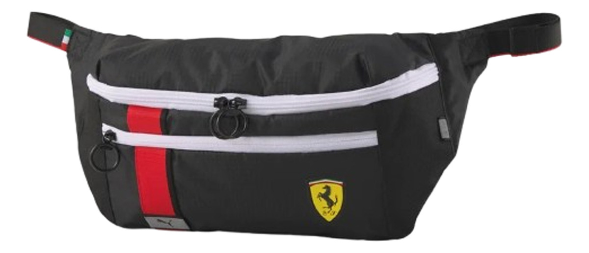 D_NQ_NP_946444-MLA81853009001_012025-F.jpg Riñonera Puma Ferrari Reforzada Original Calidad Premium Negro Liso - Image 1