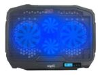 Base Cooler Notebook Hasta 17 Premium 2 Usb + Led Indicador Negro Azul - Image 3