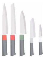 Set 5 Cuchillos Cocina + Barra Magnetica Acero Inoxidable - Image 2