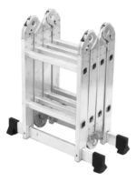 Escalera Multiproposito Reforzada Escalones Calidad Premium Plateado - Image 3