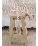 Banco De Madera Circular Bajo Reforzado Diseño Calidad - Image 3