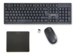 Kit Teclado + Mouse Inalambrico Verbatim + Pad Ramos Mejia Ultimo Modelo Negro Negro