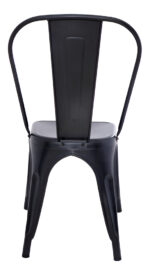 Silla Tolix Decora Moveis Acero Negro Brillante Apilable Industrial - Image 5