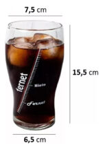 Vaso Para Fernet Vidrio Elegante Con Medidas Ramos Mejia - Image 3