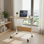 Mesa Plegable Auxiliar Reforzada Con Ruedas Premium - Image 5